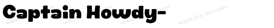 Captain Howdy字体转换